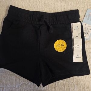 Cat & Jack Black Easy On Shorts